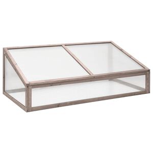 vidaXL V&auml;xthus gr&aring; 110x56x39 cm grantr&auml;