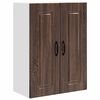 vidaXL Diskmaskin panel Kalmar Brun Ek 60 x 31 x 80 cm Konstruerat tr&auml;