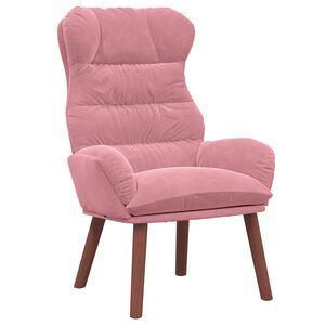 vidaXL f&aring;t&ouml;lj Rosa 69 x 74 x 93 cm Sammet