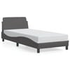 vidaXL Bed Frame "Dover" Grey 80x200 cm Faux Leather
