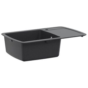 vidaXL Diskb&auml;nk med enkelho Granit 78 x 50 x 31 cm Grafit