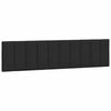 vidaXL Headboard Cushion "Hanko" Black 200 cm Velvet