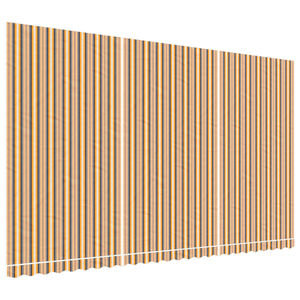 vidaXL Markisväv flerfärgad randig 6x3,5 m