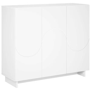 vidaXL Sideboard Vit 85.5 x 31 x 75 cm Konstruerat tr&auml;