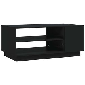 vidaXL Soffbord svart 102x55x43 cm konstruerat tr&auml;