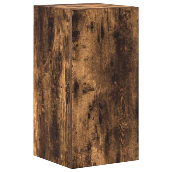 vidaXL Tv-sk&aring;p 5 delar r&ouml;kf&auml;rgad ek konstruerat tr&auml;