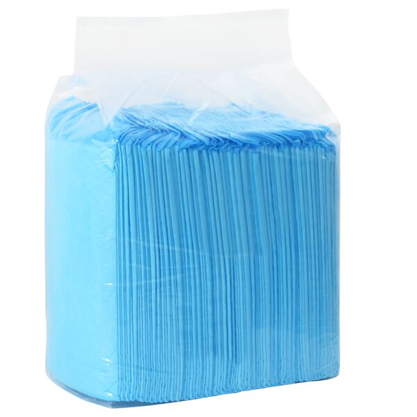 vidaXL Träningspad för djur 300 pcs Blå och Vit 120 x 80 cm