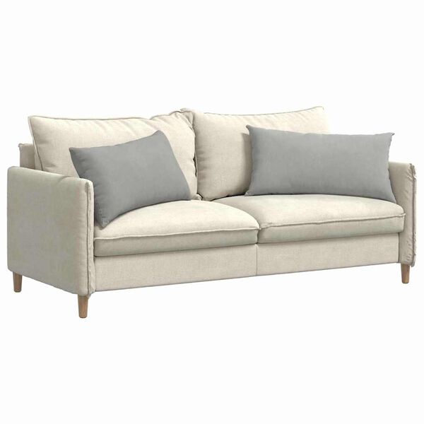 vidaXL Sofakuddar 2 pcs Ljusgrå 80 x 40 cm tyg