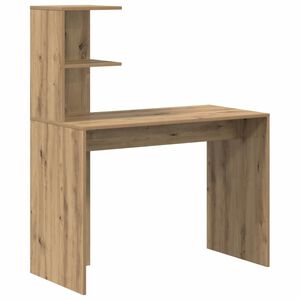 vidaXL Skrivbord Artisan Ek 102 x 50 x 124 cm Konstruerat tr&auml;
