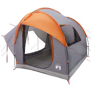 vidaXL Bil t&auml;lt Gr&aring; och orange 239 x 210 x 210 cm Polyester och St&aring;l