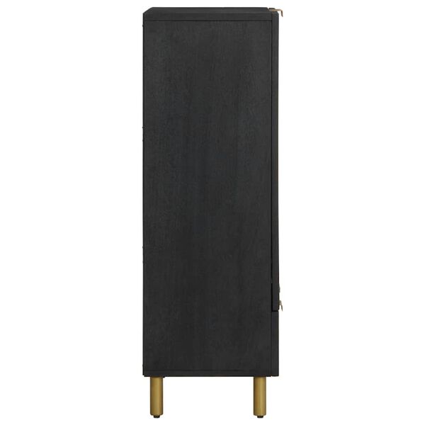 vidaXL H&ouml;gsk&aring;p svart 60x33x100 cm konstruerat tr&auml;