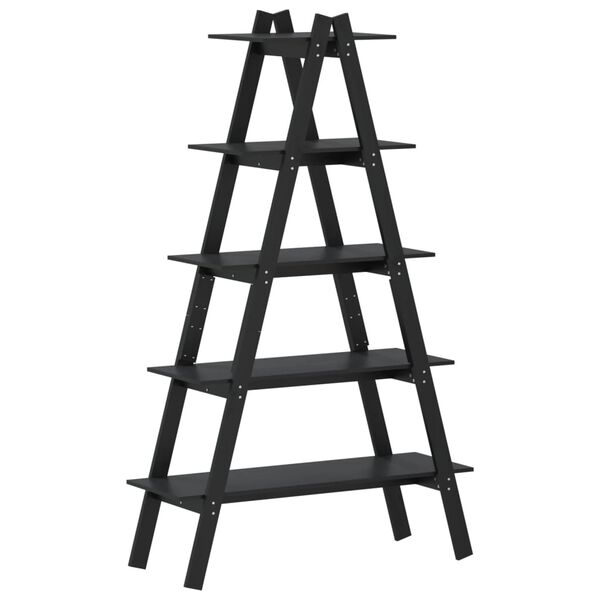 vidaXL Hylla A-formad 5 hyllor 110x40x180,5 cm massiv furu