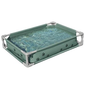 Bestway Valvattensystem f&ouml;r hundar Gr&ouml;n 102 x 74 x 20 cm St&aring;l och PVC