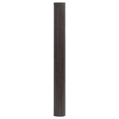 vidaXL Matta rektangulär mörkbrun 70x300 cm bambu