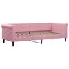 vidaXL Dagbädd utdragbar med lådor rosa 80x200 cm sammet