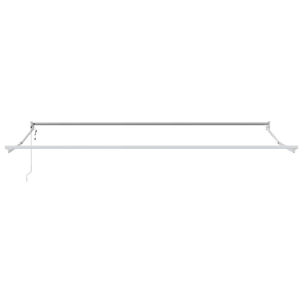 vidaXL Markis Vit 5 x 3 m Metall