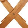 vidaXL Hopfällbart trädgårdsbord 120 cm massivt akaciaträ