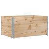vidaXL Pallkragar 3 st 120x80 cm massivt furu