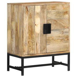 vidaXL Sk&auml;nk 60x35x75 cm massivt mangotr&auml;
