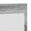 vidaXL Väggmonterad Klädhängare med hylla Grå sonoma 70 x 10 x 90 cm