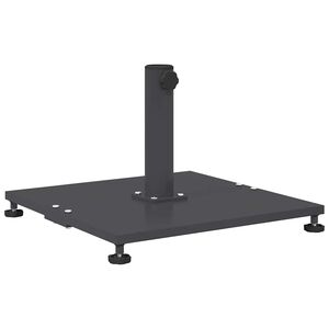 vidaXL Parasollfot 25.95 kg M&ouml;rkgr&aring; Fyrkantig