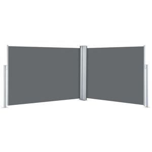 vidaXL Inf&auml;llbar sidomarkis antracit 100x1000 cm