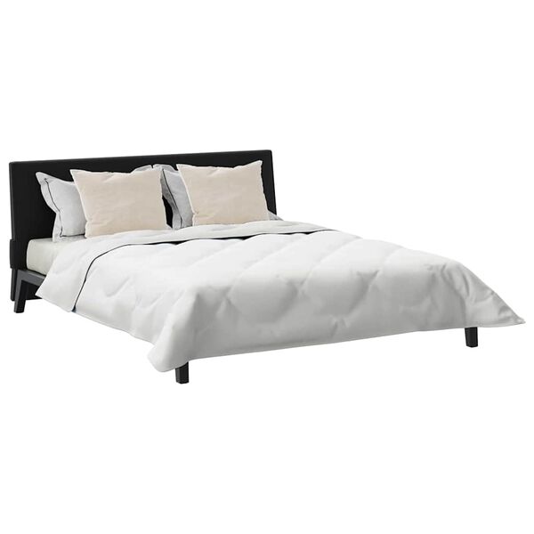 vidaXL Duntäcke med Kuddar 3 pcs Vit Mikrofiber och Dunfjäder