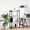vidaXL Hyllsystem Sonoma-ek 40 x 30 x 85 cm Konstruerat tr&auml;
