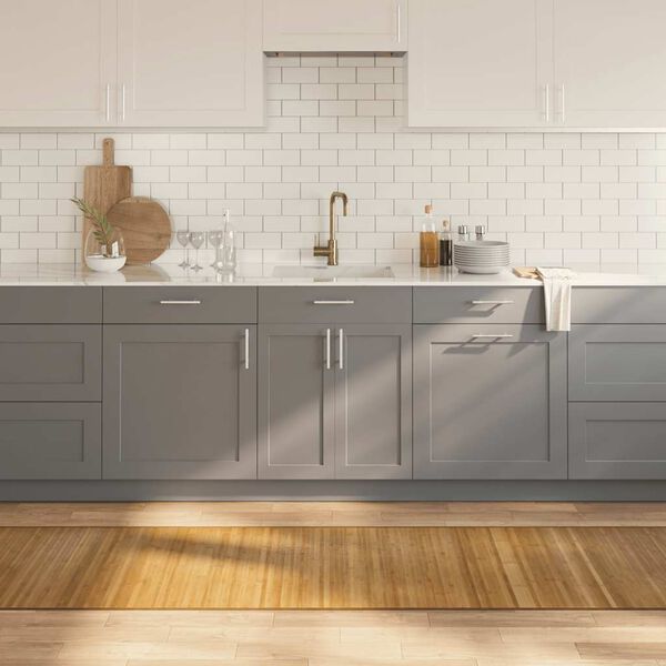 vidaXL Matta rektangul&auml;r naturlig 70x500 cm bambu