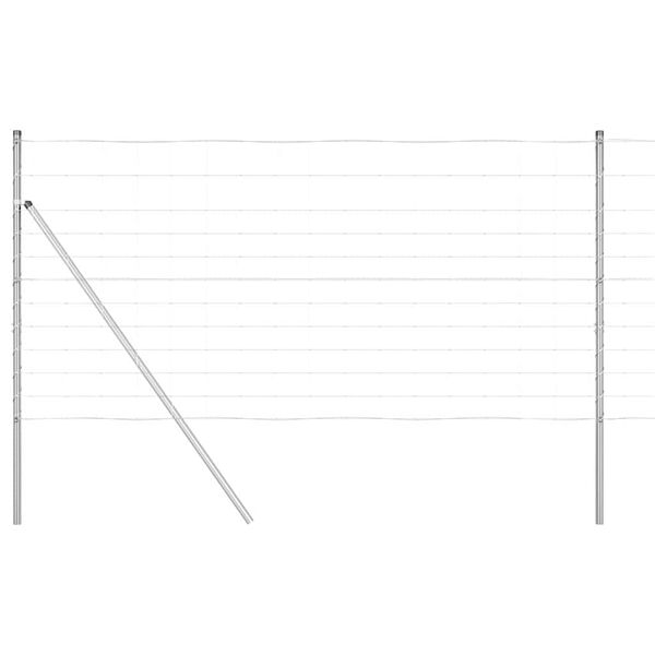 vidaXL St&auml;ngselstolpe Galvaniserad 50 x 1,2 m St&aring;l