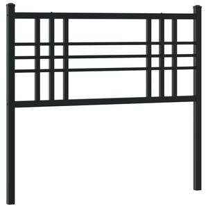 vidaXL Ers&auml;ttningsgavel metall svart 100 cm