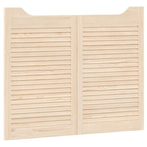 vidaXL Sv&auml;ngd&ouml;rrar 2 pcs Naturlig Massiv furu