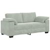 vidaXL Loveseat soffa ljusgr&aring; 180x77x82 cm sammet