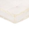 vidaXL Dyna till pallsoffa beige 120x40x7 cm