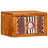vidaXL Nattduksbord Brun 35 x 30 x 22 cm