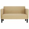 vidaXL Loveseat soffa gr&aring;gr&ouml;n 109 cm manchestertyg