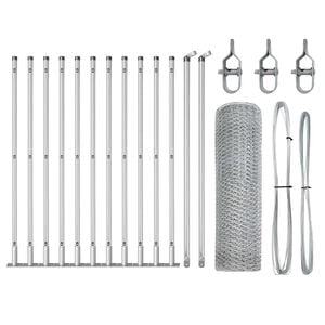 vidaXL Svetsat St&aring;lstaket med Betongbas 25 x 0,6 m (B x H)