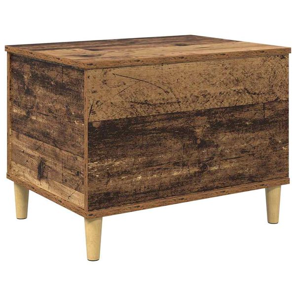 vidaXL Nattduksbord Gammalt tr&auml; 60 x 44,5 x 45 cm Konstruerat tr&auml;