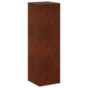 vidaXL V&auml;xtst&auml;ll Rostig 30 x 30 x 100 cm V&auml;derbest&auml;ndig st&aring;l