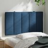 vidaXL Headboard Cushion "Hanko" Blue 90 cm Fabric