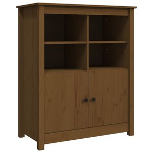 vidaXL Sk&auml;nk honungsbrun 83x41,5x100 cm massiv furu