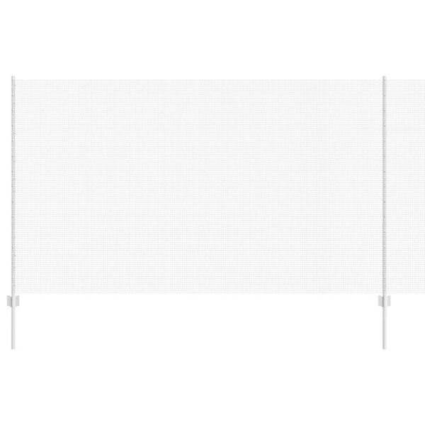 vidaXL St&auml;ngsel med stolpe Silver 1,4 x 50 m St&aring;l