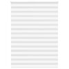 vidaXL Rullgardin zebra vit 155x200 cm tyg bredd 150,9 cm polyester