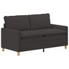 vidaXL Soffa M&ouml;rkgr&aring; 156 x 81 x 87,5 cm Tyg