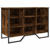 vidaXL Skosk&aring;p r&ouml;kf&auml;rgad ek 90x38x61,5 cm konstruerat tr&auml;