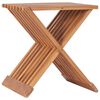 vidaXL Hopf&auml;llbar pall 40x32x45 cm massiv teak