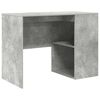 vidaXL Skrivbord Betonggr&aring; Konstruerat tr&auml; 102 x 50 x 75 cm