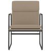 vidaXL Loungestol cappuccino 55x64x80 cm konstläder