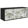 vidaXL V&auml;ggmonterad TV-sk&aring;p GOTHA 102 x 33 x 40 cm Svart ek