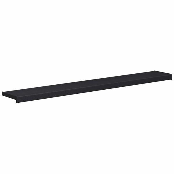 vidaXL F&ouml;nsterbr&auml;da Antracit med tr&auml;korn 120 x 25 x 4,5 cm PVC